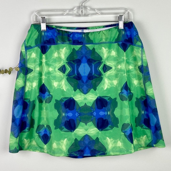 SkirtSports Pants - Skirt Sports GreenBlue Kaleidoscope Athletic Skort